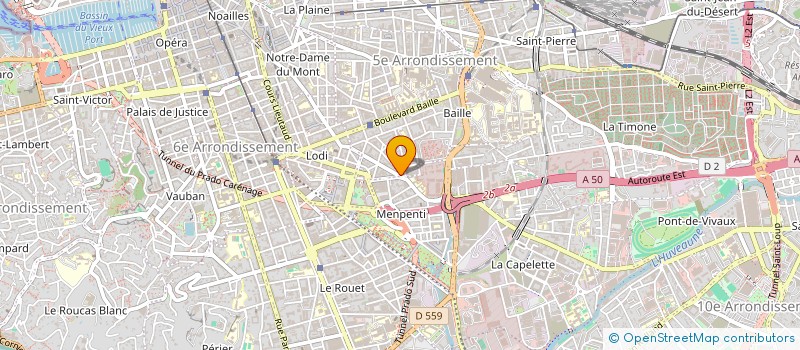 localisation de l'entreprise SCI ARCJ SPERANZA à MARSEILLE