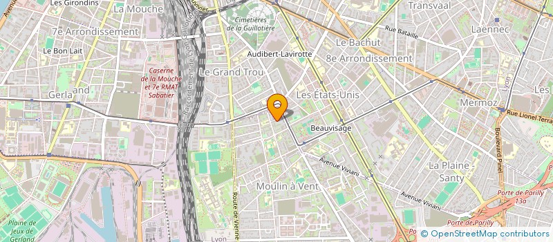 localisation de l'entreprise SCI ARCKEL  VENISSIEUX