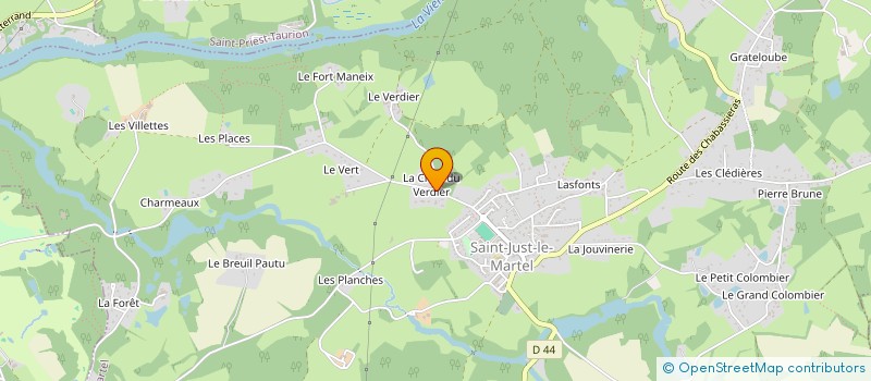 localisation de l'entreprise SCI ARCLAN IMMO à SAINT-JUST-LE-MARTEL