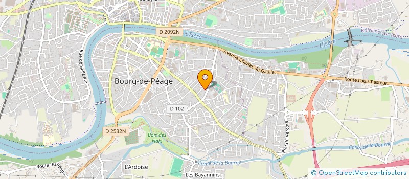 localisation de l'entreprise SCI ARCLY  BOURG-DE-PEAGE