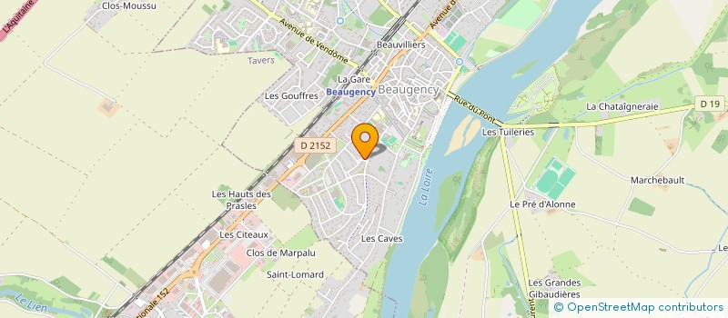 localisation de l'entreprise SCI ARCO  BEAUGENCY