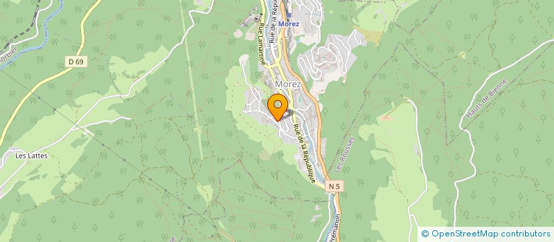 localisation de l'entreprise SCI ARCO  HAUTS DE BIENNE