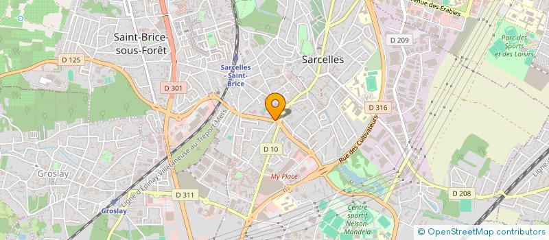 localisation de l'entreprise SCI ARCO à SARCELLES