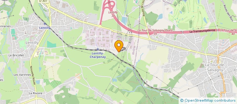 localisation de l'entreprise SCI ARCO  LENTILLY