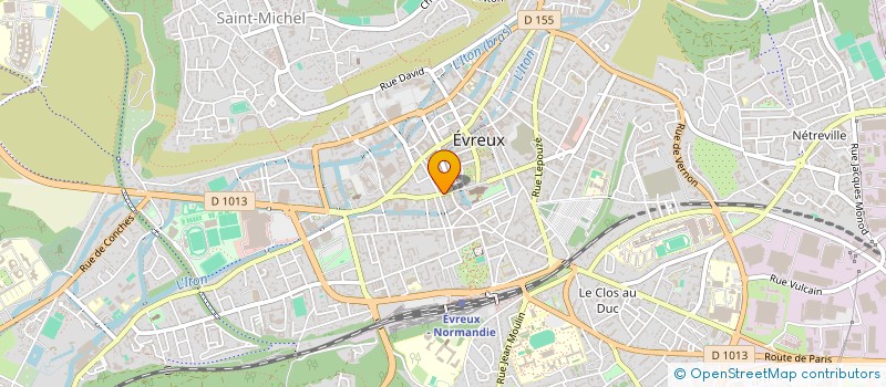 localisation de l'entreprise SCI ARCO  EVREUX