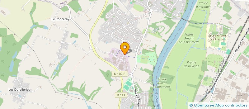 localisation de l'entreprise SCI ARCO LOIRE  BOUCHEMAINE