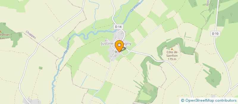 localisation de l'entreprise SCI ARCOJE  JUSTINE-HERBIGNY