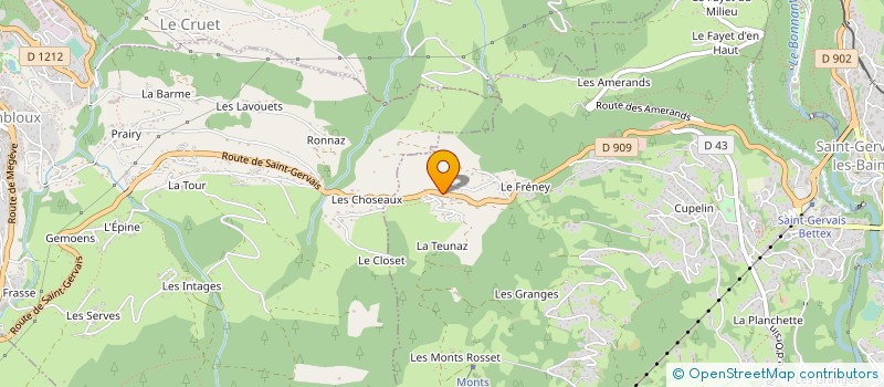 localisation de l'entreprise SCI-ARCOL  SAINT-GERVAIS-LES-BAINS