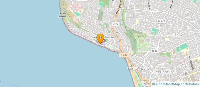 localisation de l'entreprise SCI ARCOLE  SAINTE-ADRESSE