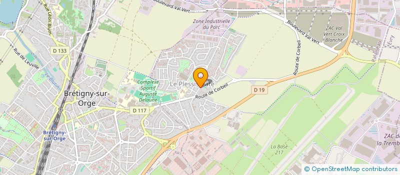 localisation de l'entreprise SCI ARCOLE  LE PLESSIS-PATE