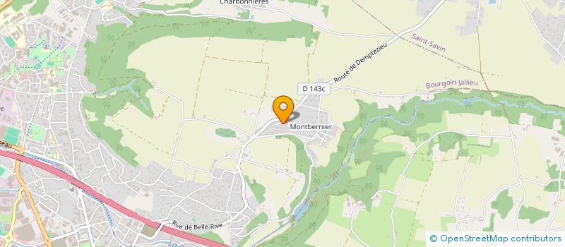 localisation de l'entreprise SCI ARCOLE ASSOCIES  BOURGOIN-JALLIEU