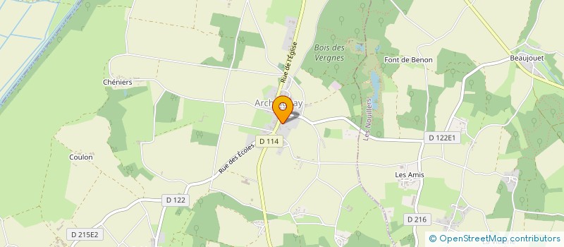 localisation de l'entreprise SCI ARCONE  ARCHINGEAY