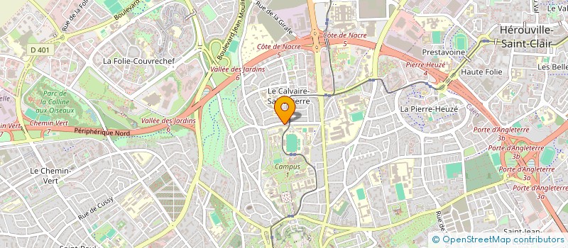 localisation de l'entreprise SCI ARCONSAT  CAEN