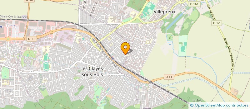 localisation de l'entreprise SCI ARCOS GESTION à LES CLAYES-SOUS-BOIS