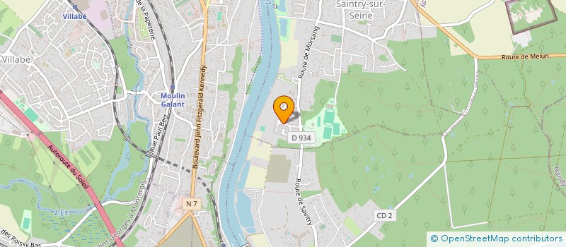 localisation de l'entreprise SCI ARCRIS à SAINTRY-SUR-SEINE