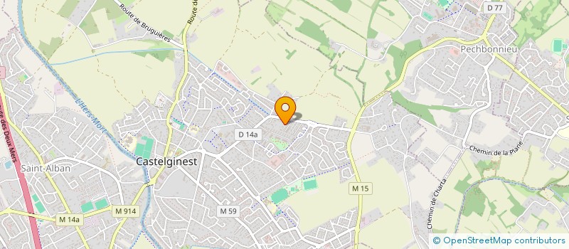 localisation de l'entreprise SCI ARCTURUS  CASTELGINEST