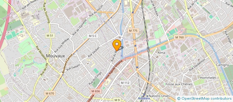 localisation de l'entreprise SCI ARD  TOURCOING