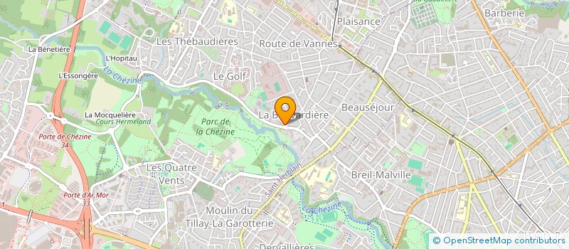 localisation de l'entreprise SCI ARD  SAINT-HERBLAIN