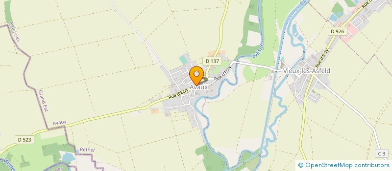 localisation de l'entreprise SCI ARDAENS  AVAUX