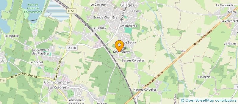 localisation de l'entreprise SCI ARDALE  GRIEGES