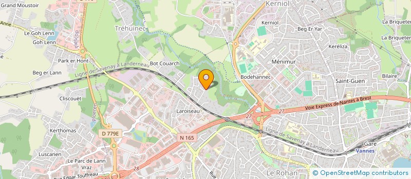 localisation de l'entreprise SCI ARDAMA à VANNES