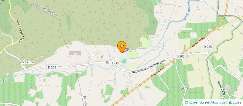 localisation de l'entreprise SCI ARDECHE FAMILY  BERRIAS-ET-CASTELJAU