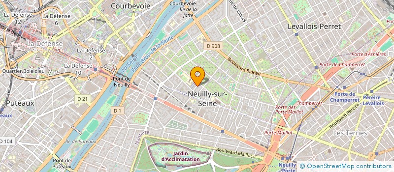 localisation de l'entreprise SCI ARDEL à NEUILLY-SUR-SEINE