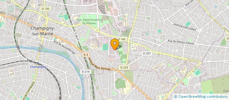 localisation de l'entreprise SCI ARDEL  CHAMPIGNY-SUR-MARNE