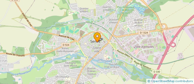 localisation de l'entreprise SCI ARDEMA  SENLIS