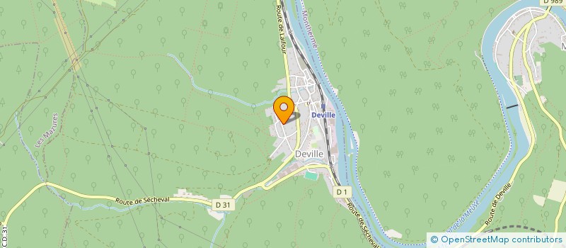 localisation de l'entreprise SCI ARDENNES HABITAT  DEVILLE