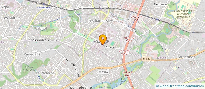 localisation de l'entreprise SCI ARDESA à COLOMIERS