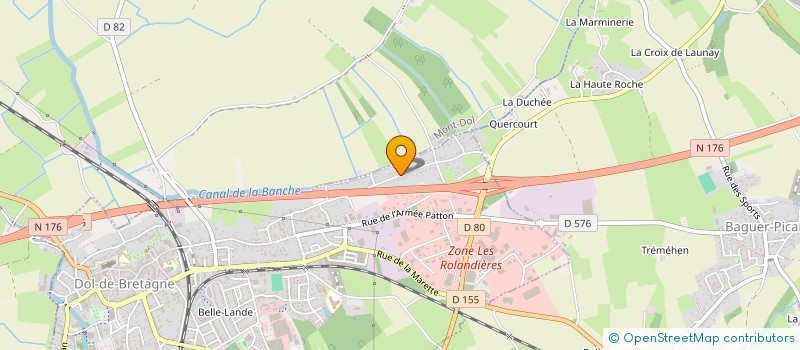 localisation de l'entreprise SCI ARDESIA  DOL-DE-BRETAGNE