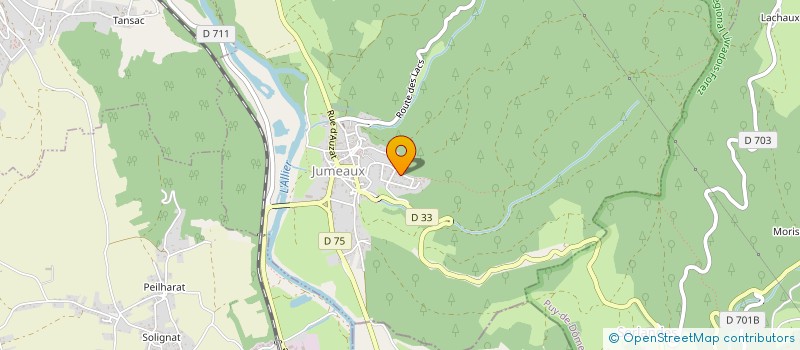 localisation de l'entreprise SCI ARDGAN  AUZAT-LA-COMBELLE