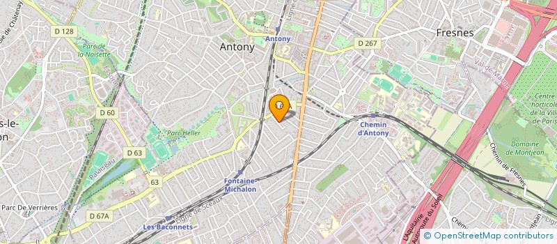 localisation de l'entreprise SCI ARDI BIS à ANTONY