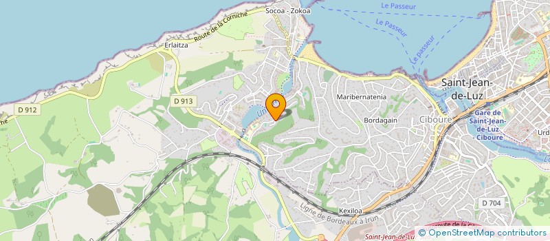 localisation de l'entreprise SCI ARDIA  CIBOURE