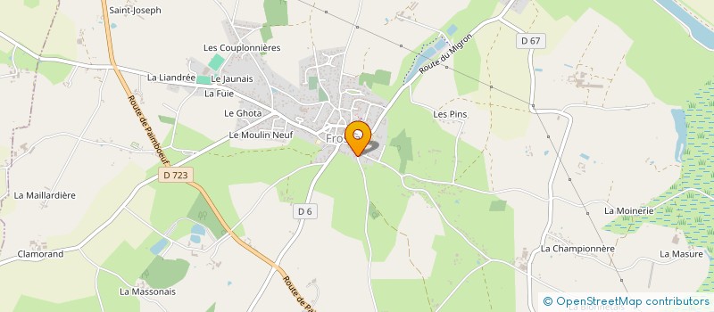 localisation de l'entreprise SCI ARDIER  CHAUMES-EN-RETZ