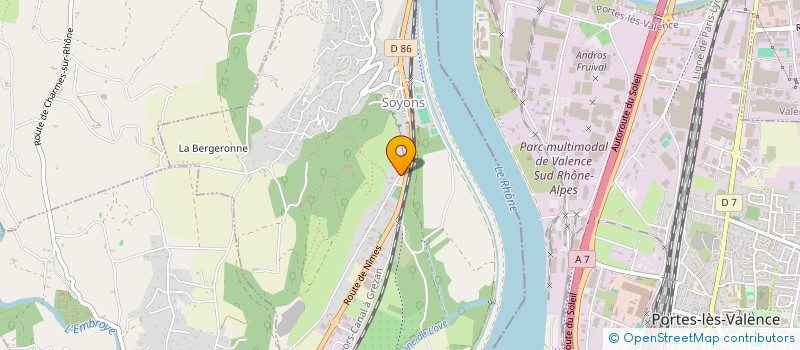 localisation de l'entreprise SCI ARDIMMO  SOYONS