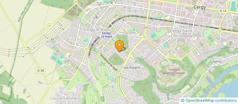 localisation de l'entreprise SCI ARDIN  CERGY