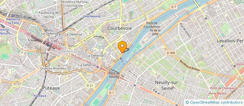 localisation de l'entreprise SCI ARDOM  COURBEVOIE