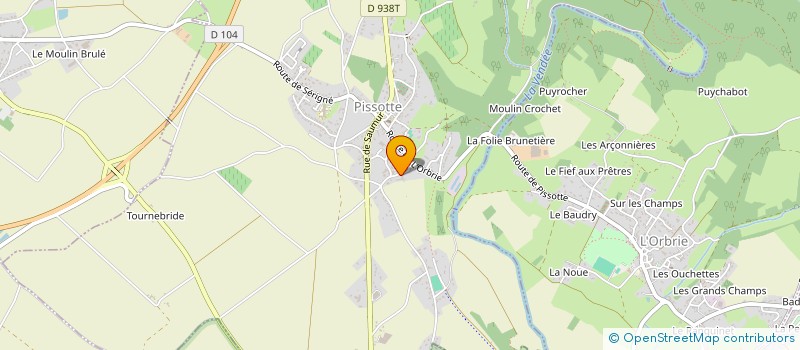 localisation de l'entreprise SCI ARDONNIERE  PISSOTTE