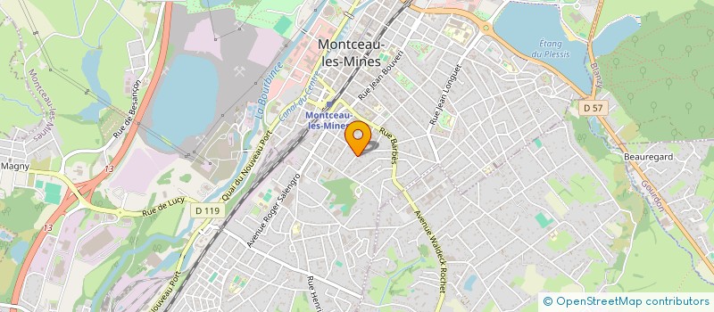 localisation de l'entreprise SCI ARDUIN RUE DE VERDUN à MONTCEAU-LES-MINES