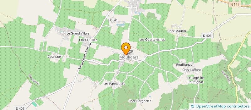 localisation de l'entreprise SCI ARDUINA à MOULIDARS