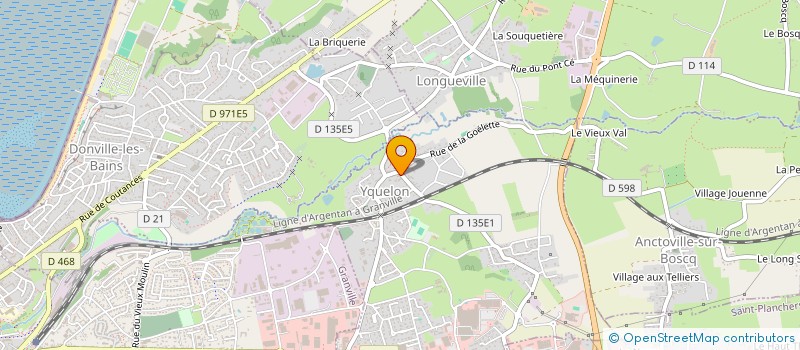 localisation de l'entreprise SCI ARE  YQUELON