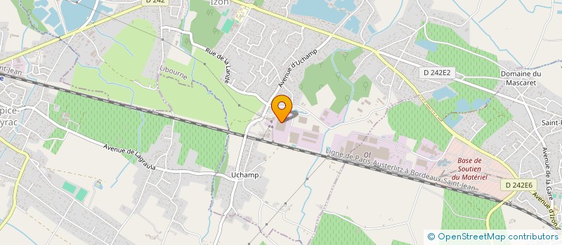 localisation de l'entreprise SCI ARE MONTMORILLON  IZON