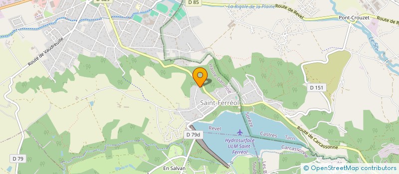 localisation de l'entreprise SCI AREA INVEST  REVEL