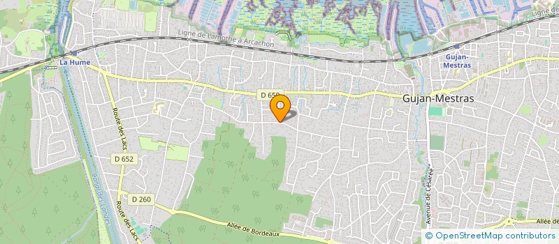 localisation de l'entreprise SCI ARECACEAE  GUJAN-MESTRAS