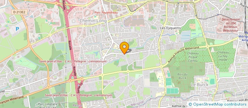 localisation de l'entreprise SCI AREDA  MERIGNAC