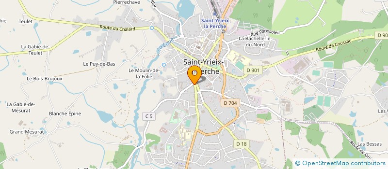 localisation de l'entreprise SCI AREDIENNE DE LA NATION à SAINT-YRIEIX-LA-PERCHE