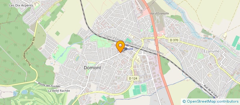 localisation de l'entreprise SCI AREDOLE  DOMONT