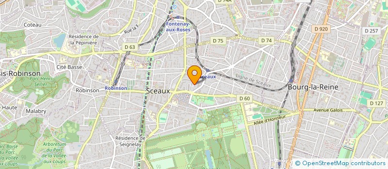 localisation de l'entreprise SCI AREDSKI à SCEAUX